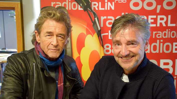 Peter Maffay und Heiner Knapp (Quelle: radioBERLIN 88.8/André Noll)
